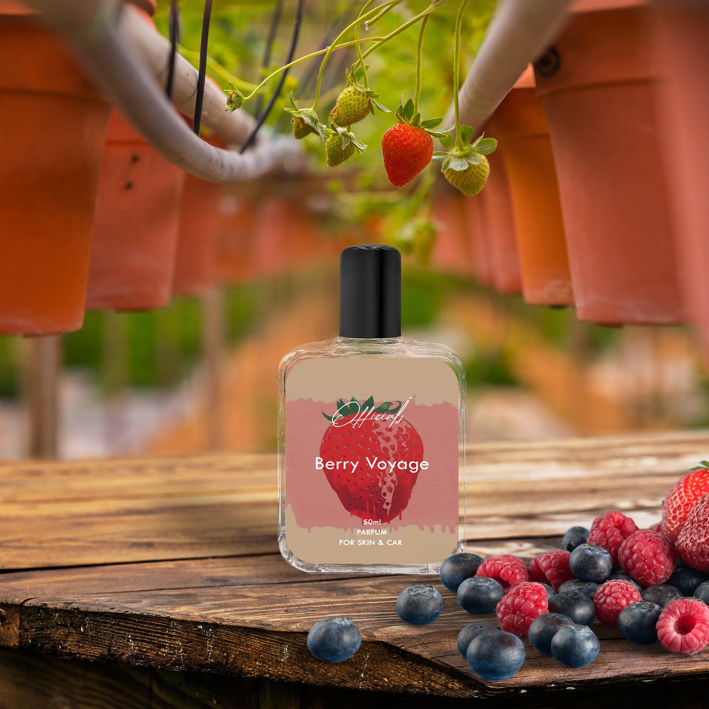 Strawberry- Perfume- Berry scent, Fruity fragrance, Strawberry essence, Berry bouquet, Sweet berry aroma, Strawberry blossom scent, Strawberry-infused perfume 50 ml