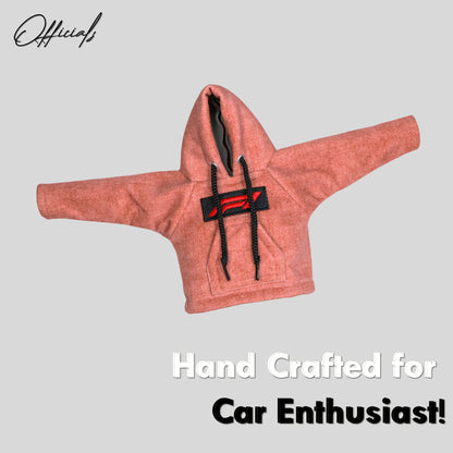 F1 Gear Knob Hoodie (Peach Texture Suede)