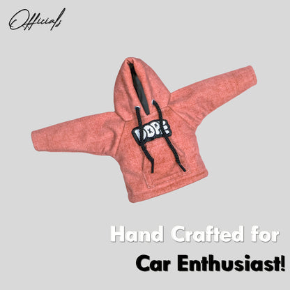 Dope Gear Knob Hoodie (Peach Texture Suede)