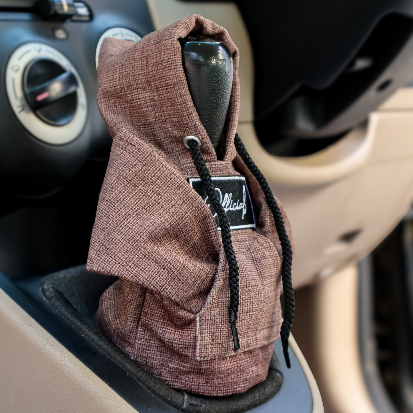 Officials Gear Knob Hoodie (Umber Texture Suede)