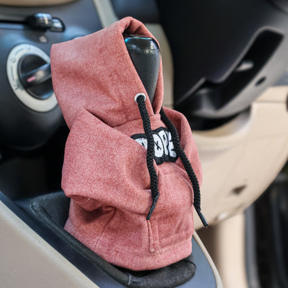 Dope Gear Knob Hoodie (Peach Texture Suede)