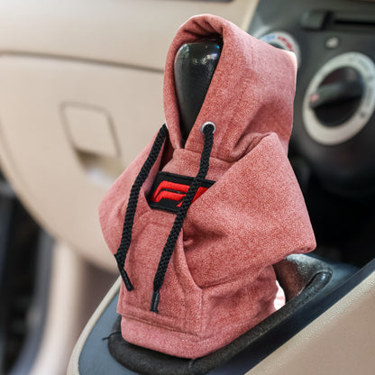 F1 Gear Knob Hoodie (Peach Texture Suede)