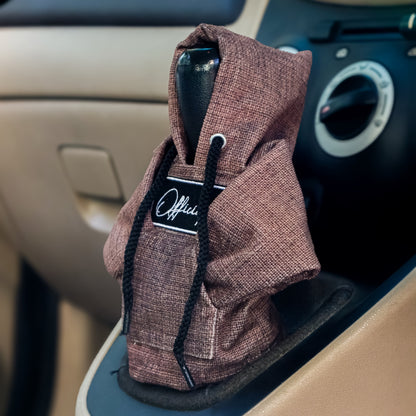 Officials Gear Knob Hoodie (Umber Texture Suede)