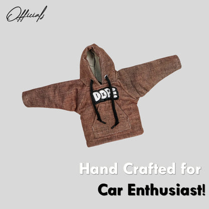 Dope Gear Knob Hoodie (Umber Texture Suede)