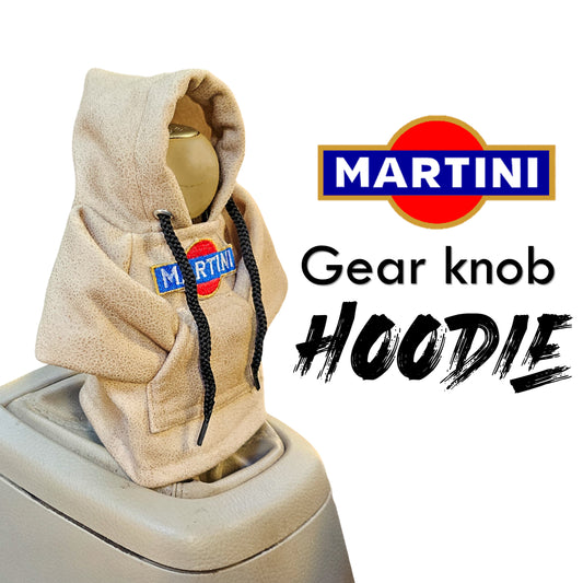 Martini Gear Knob Hoodie (Bisque Texture Suede)