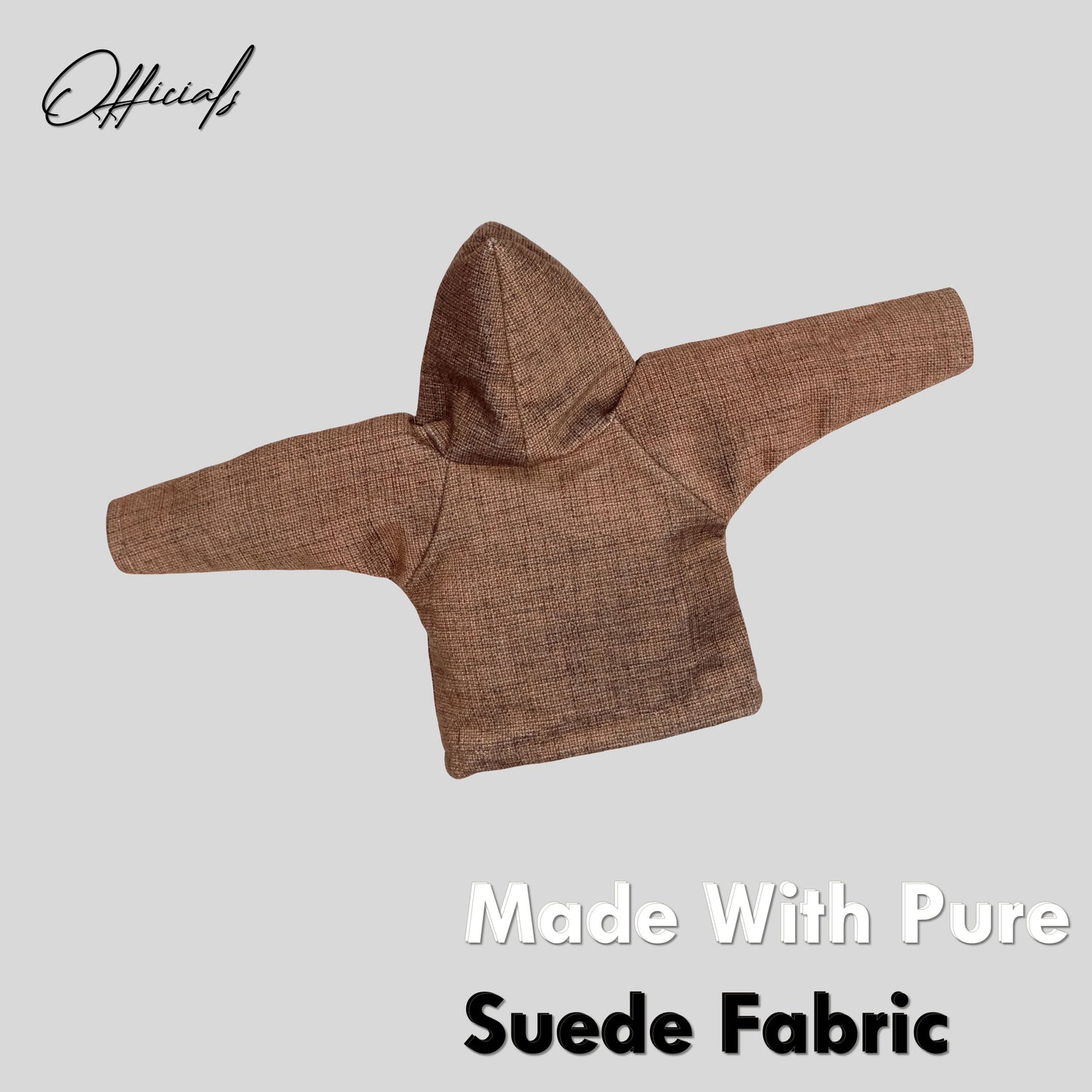 Dope Gear Knob Hoodie (Umber Texture Suede)