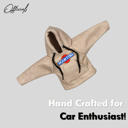 Martini Gear Knob Hoodie (Bisque Texture Suede)