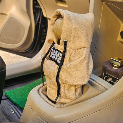 Dope Gear Knob Hoodie (Bisque Texture Suede)