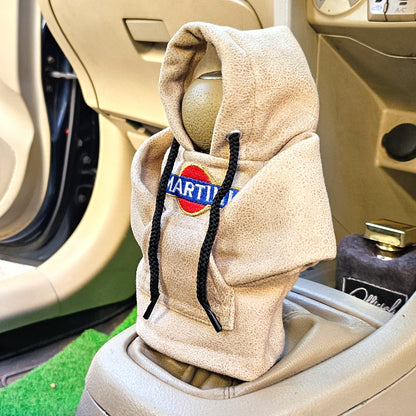 Martini Gear Knob Hoodie (Bisque Texture Suede)