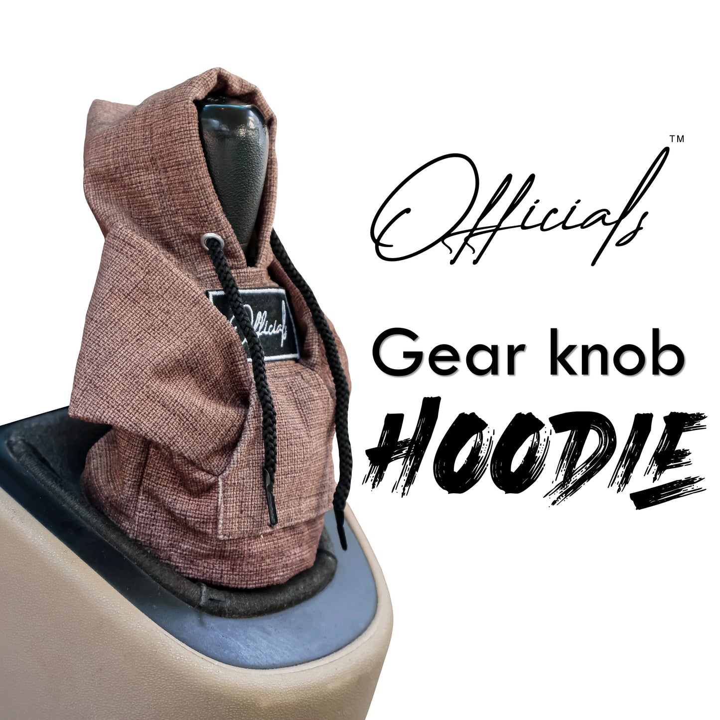 Officials Gear Knob Hoodie (Umber Texture Suede)