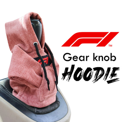 F1 Gear Knob Hoodie (Peach Texture Suede)